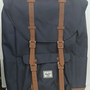 Herschel Supply Company Navy and Brown Backpack